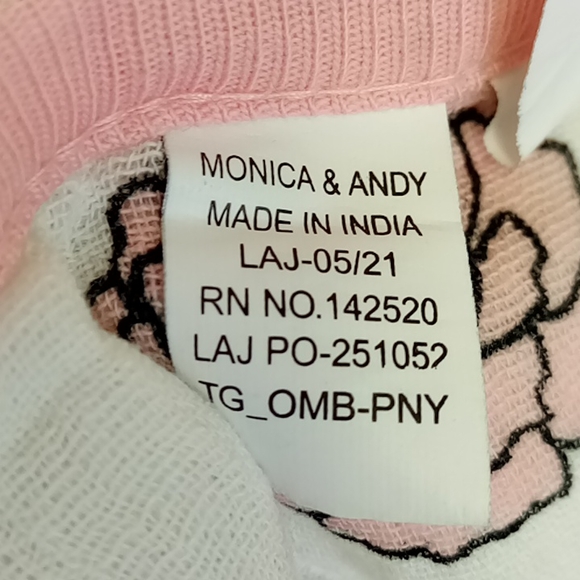 Monica and Andy Flower Power Baby Blanket - Picture 8 of 8